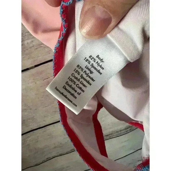 Hanna Andersson Girls' Rainbow One Piece Swimsuit Size 10 Multicolor - Picture 4 of 6